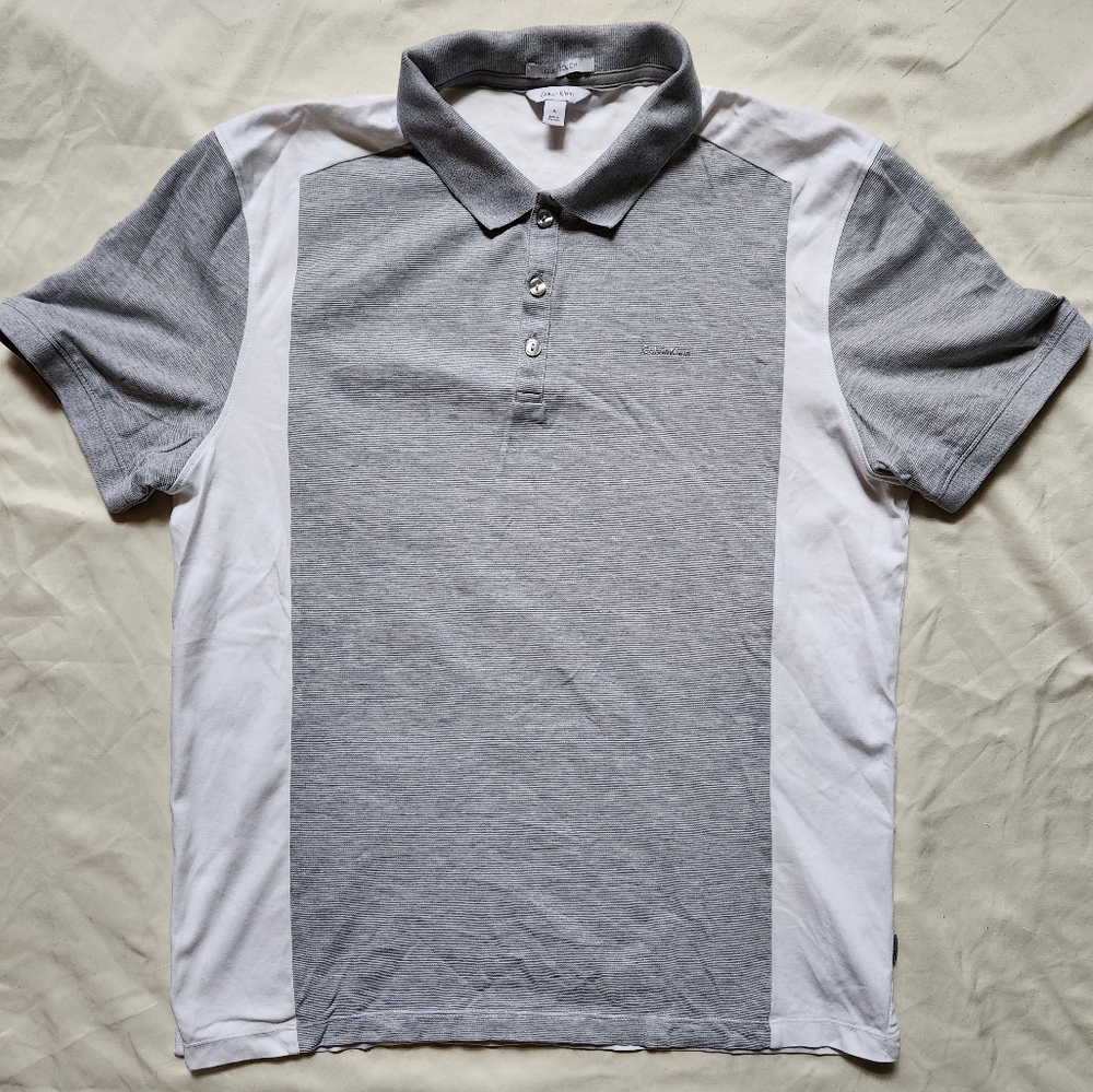 Calvin Klein Men's Liquid Touch Polo shirt (Medium)